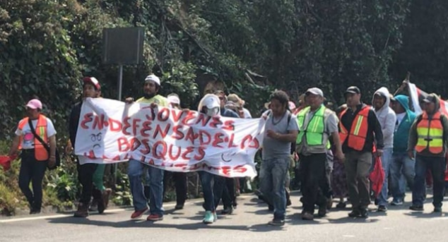 Se manifiestan contra Tren Interurbano en la México-Toluca