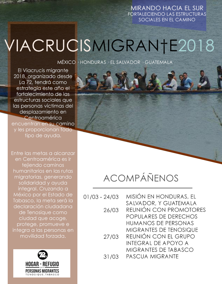 EN AGENDHA | Viacrucis Migrante