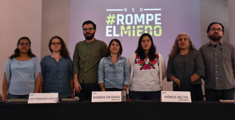 Lanzan red #RompeElMiedo para proteger a periodistas y activistas durante las elecciones