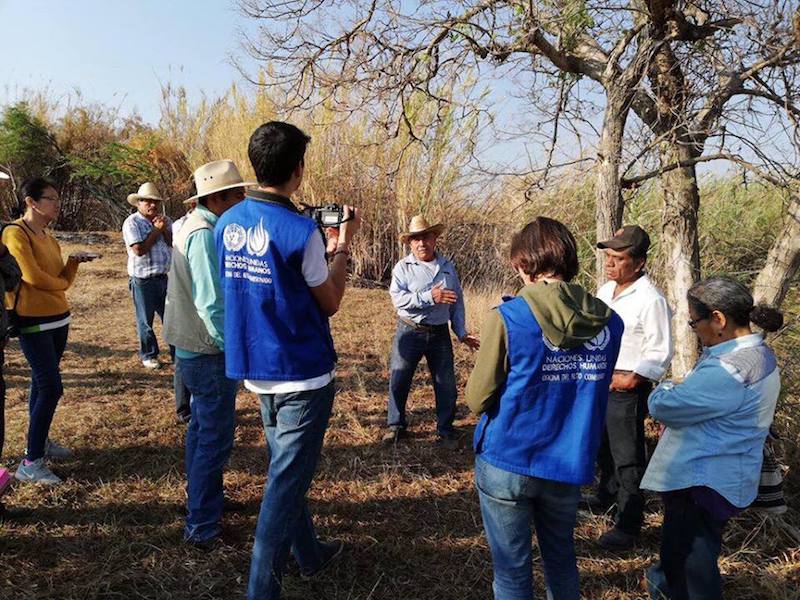IMAGEN DEL DÍA | Visita misión de la ONU-DH a pueblos sembradores de agua en Oaxaca