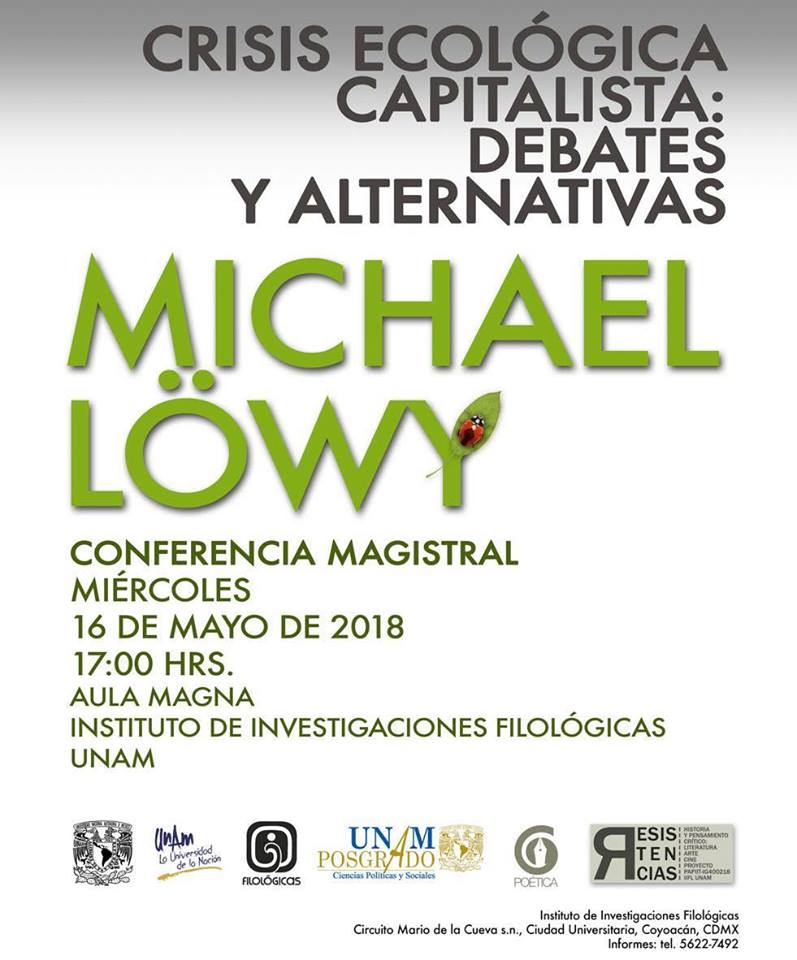 EN AGENDHA | Conferencia magistral de Michael Löwy