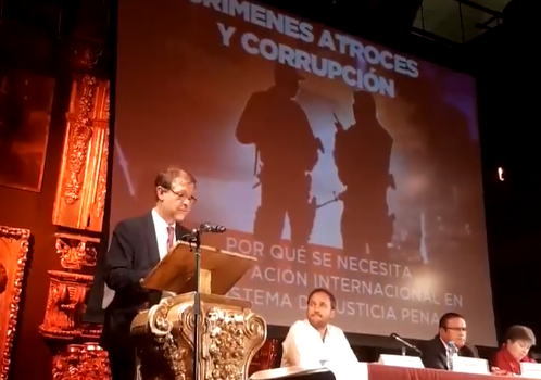 Piden respuesta internacional a crímenes y corrupción en México
