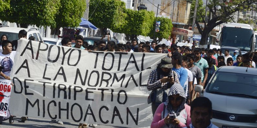 Denuncian inacción de autoridades ante agresión a normalista de Tiripetío