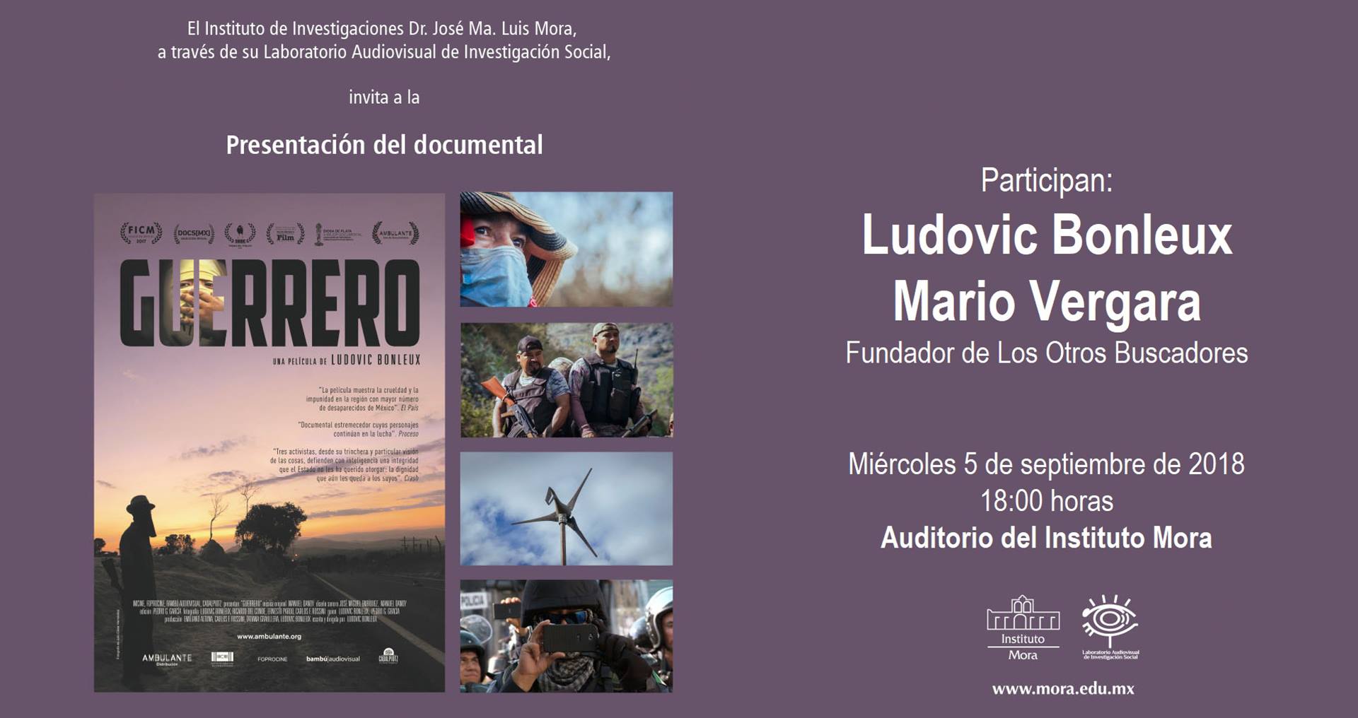 EN AGENDHA | Presentación y proyección del documental Guerrero