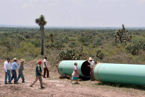 IMAGEN DEL DÍA | Bloquean ejidatarios obras de gasoducto en Zacatecas
