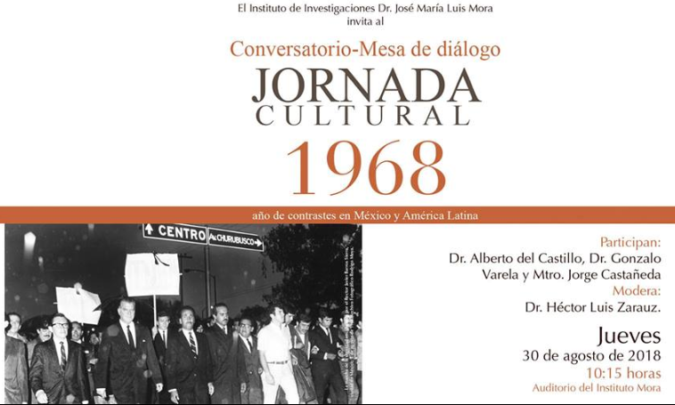 EN AGENDHA | Conversatorio Jornada Cultural 1968, año de contrastes en México