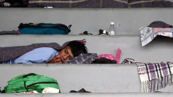 IMAGEN DEL DÍA | Caravana de migrantes: los primeros viajeros llegan a la Ciudad de México