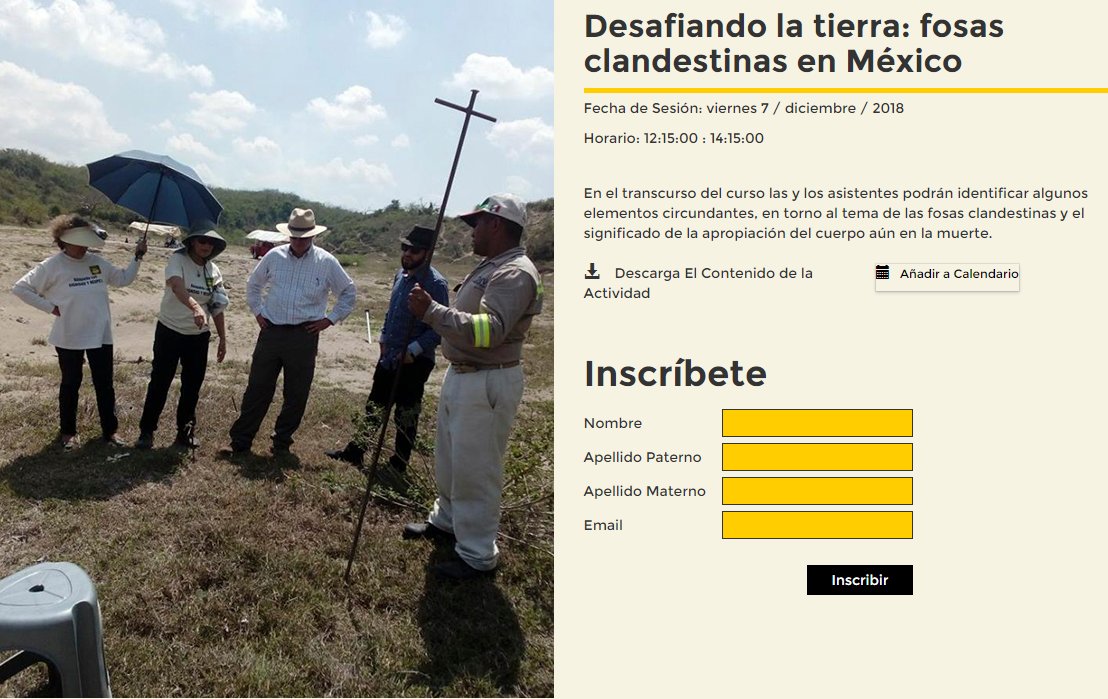 EN AGENDHA | Cine Debate Desafiando la tierra: fosas clandestinas en México