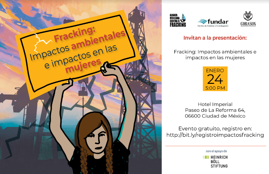 EN AGENDHA | Presentación de informe «Fracking: impactos ambientales e impactos en las mujeres»