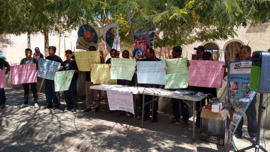 IMAGEN DEL DÍA | Denuncia comunidad chontal de Oaxaca a minera canadiense