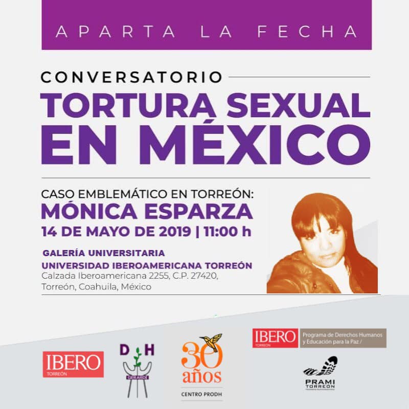 EN AGENDHA | Conversatorio «Tortura Sexual en México»