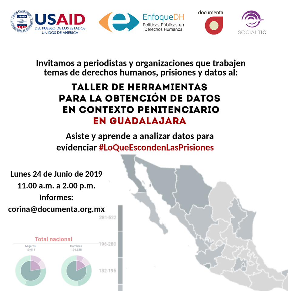EN AGENDHA | Guadalajara: Taller de herramientas para la obtención de datos penitenciarios