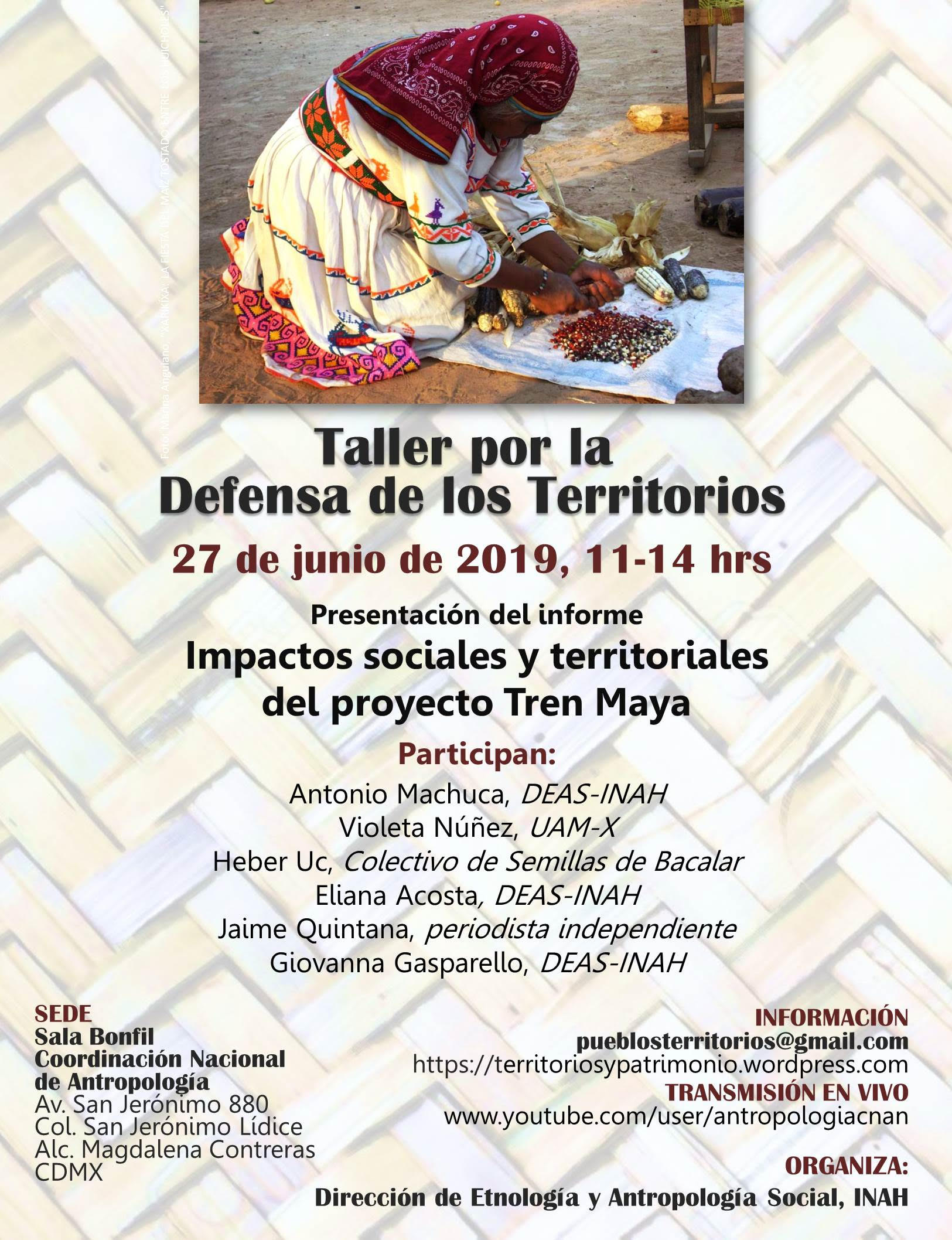 EN AGENDHA | Presentación del Informe «Impactos territoriales y sociales del proyecto Tren Maya»