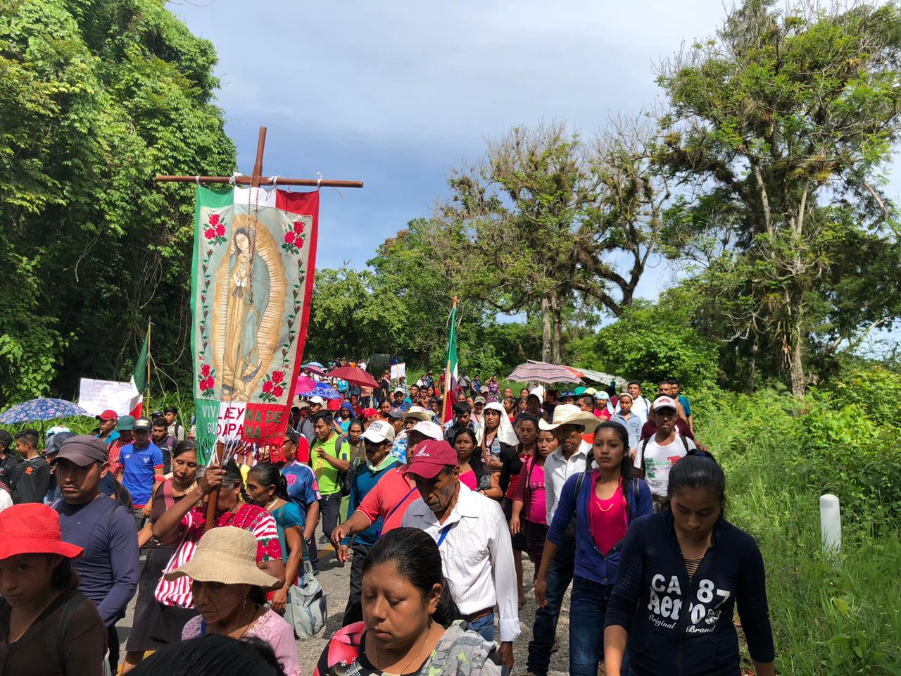 IMAGEN DEL DÍA | Marchan en Huitiupan para exigir justicia por menor de 12 años asesinada