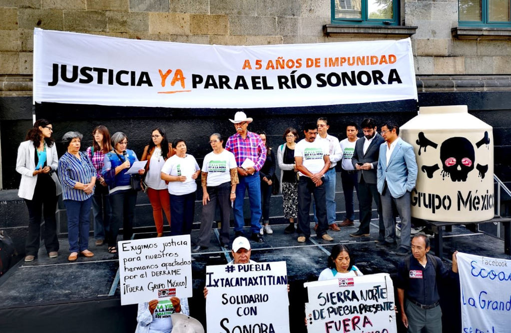 IMAGEN DEL DÍA | Las protestas contra Grupo México tocan la puerta de la SCJN