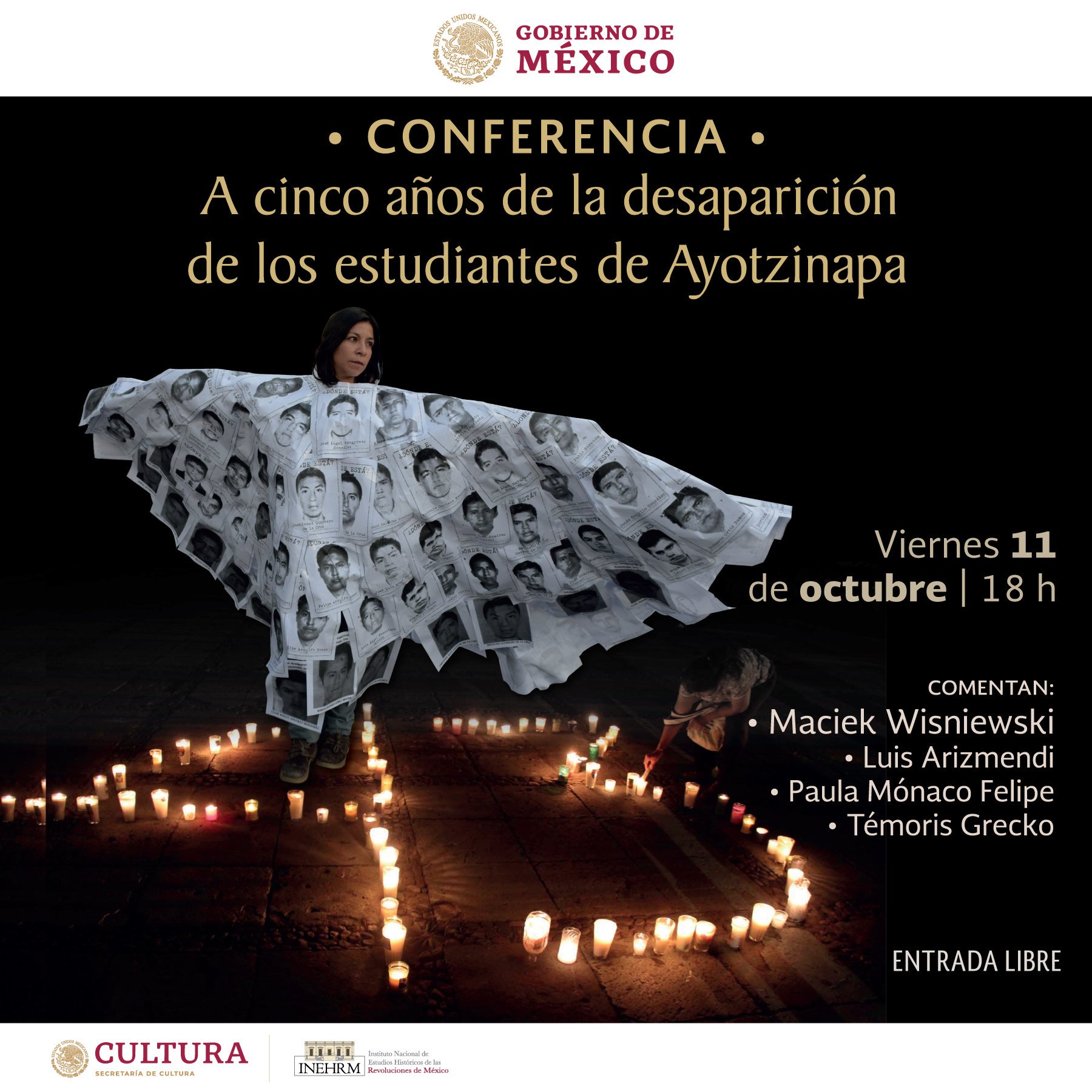 EN AGENDHA |  Conferencia «Ayotzinapa: a 5 años de la desaparición»