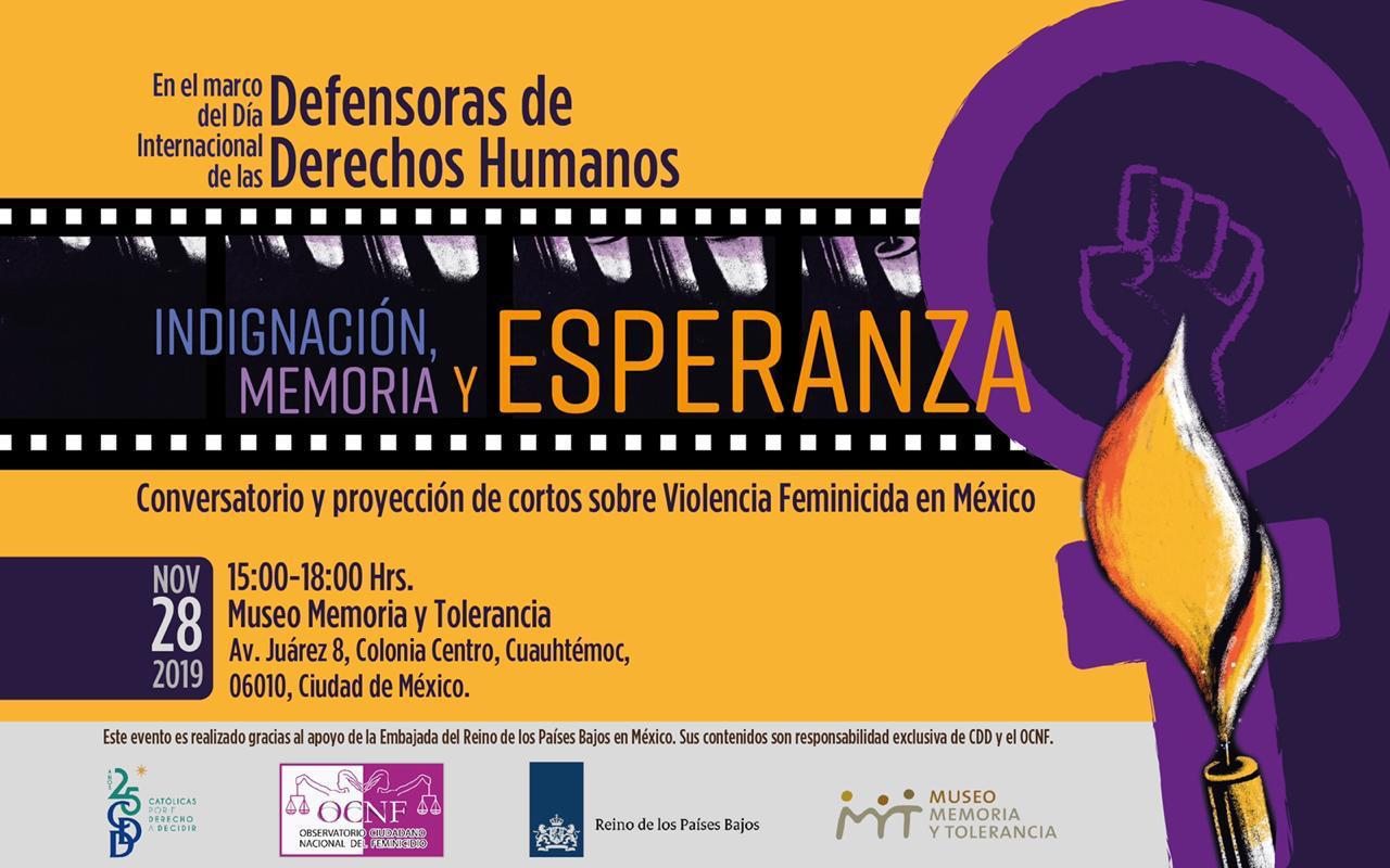 EN AGENDHA | Conversatorio y proyección de cortos sobre violencia feminicida en México