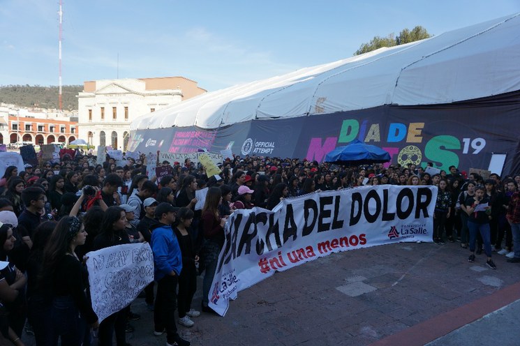 IMAGEN DEL DÍA | En Hidalgo, realizan ‘Marcha del Dolor’ por feminicidio de joven