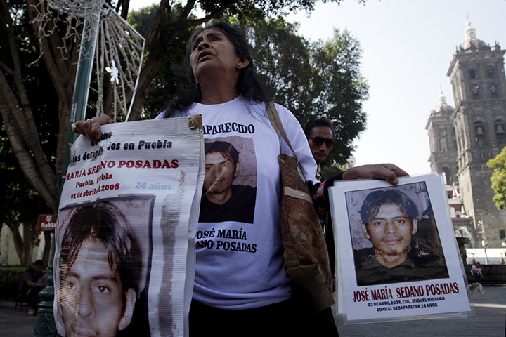 IMAGEN DEL DÍA | Puebla: familias de desaparecidos denuncian tráfico de personas