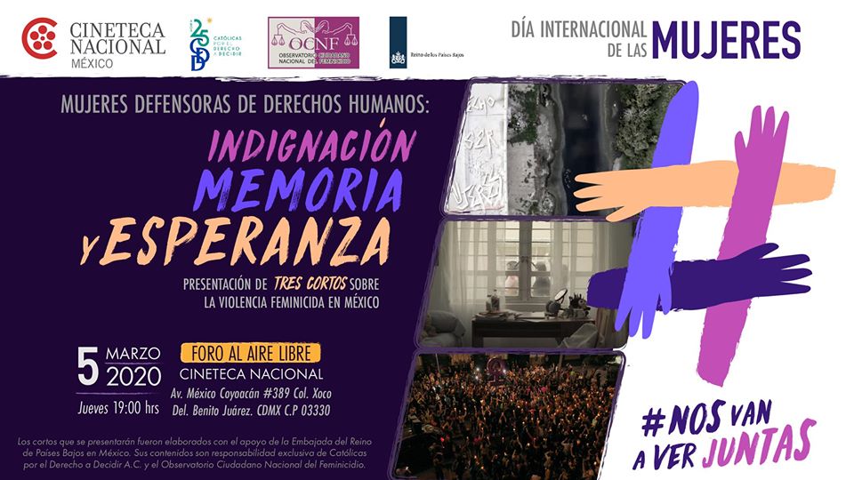 EN AGENDHA | Presentación de cortos sobre la Violencia Feminicida en México
