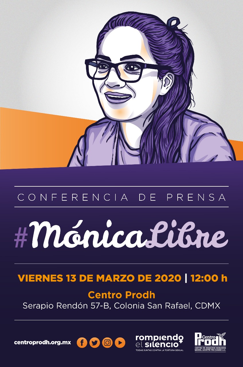 EN AGENDHA | Conferencia de prensa por la libertad de Mónica Esparza
