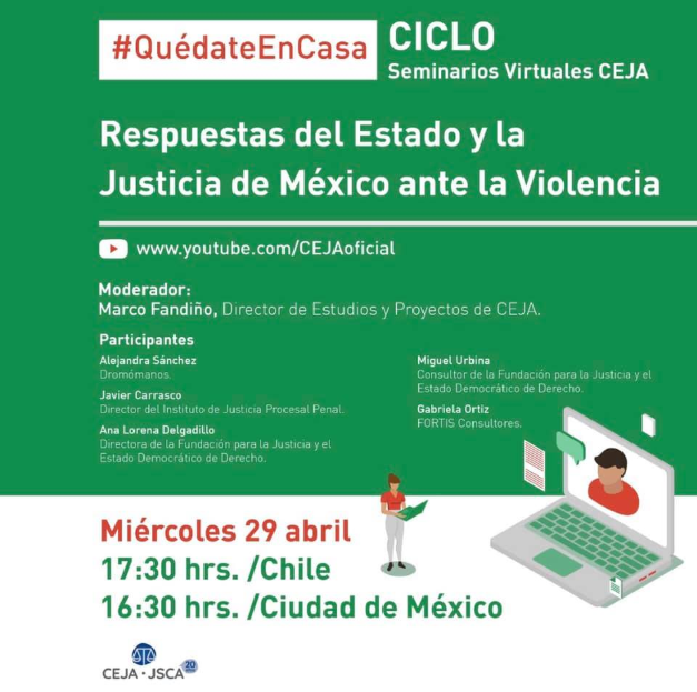 EN AGENDHA | Seminario: Respuestas del Estado y la Justicia de México ante la violencia