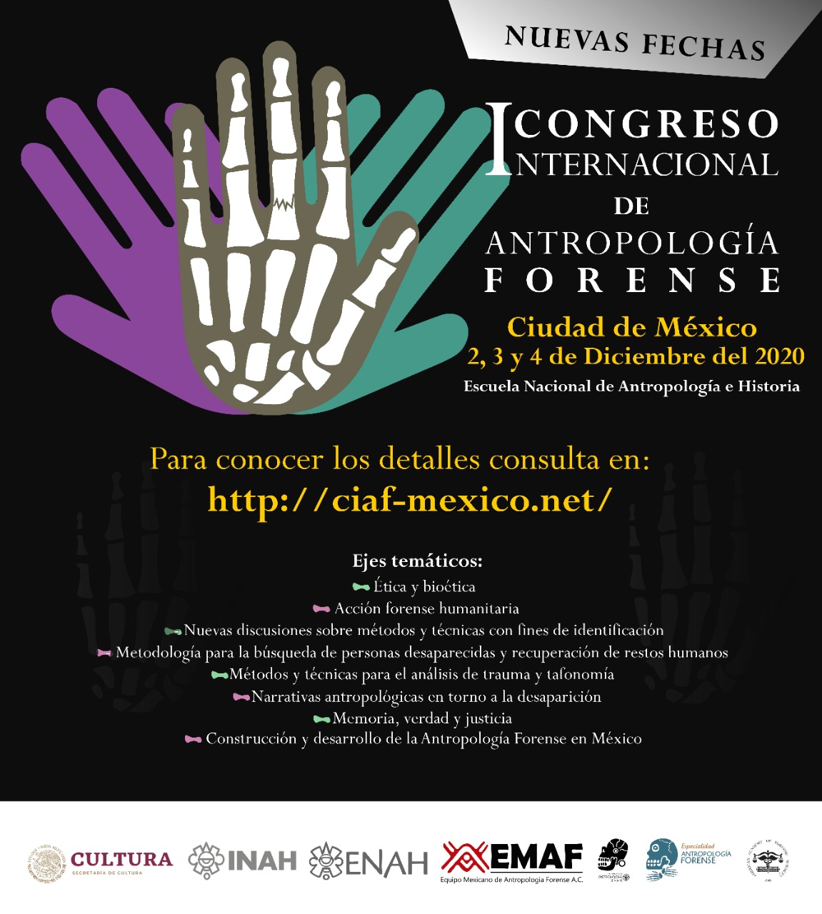 EN AGENDHA | 1er Congreso Internacional de Antropología Forense en México