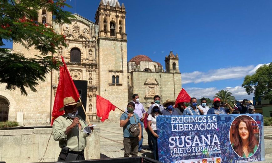 IMAGEN DEL DÍA | Protestan en nueve ciudades por detención de Susana Prieto Terrazas