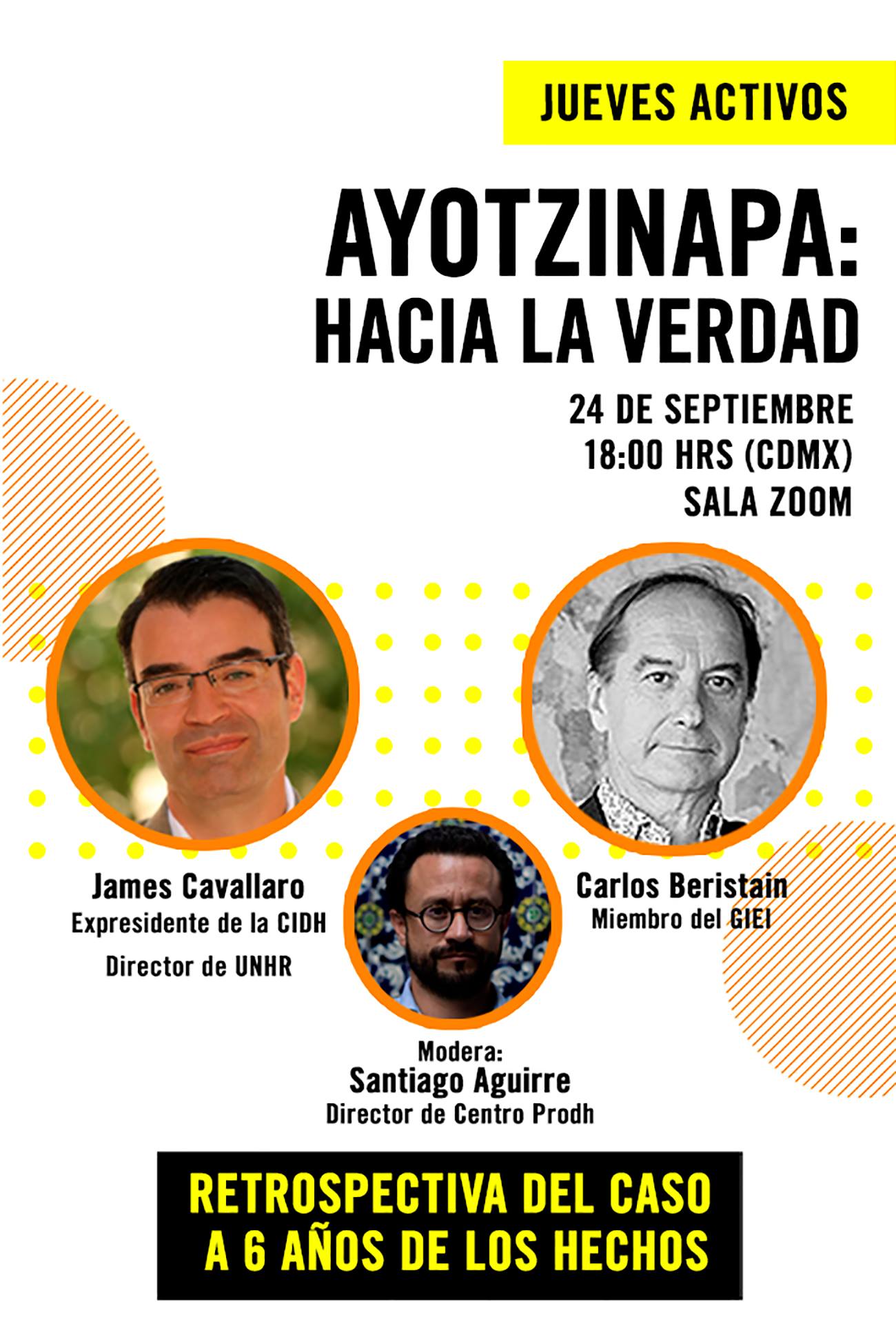 EN AGENDHA | Charla «Ayotzinapa: hacia la verdad»