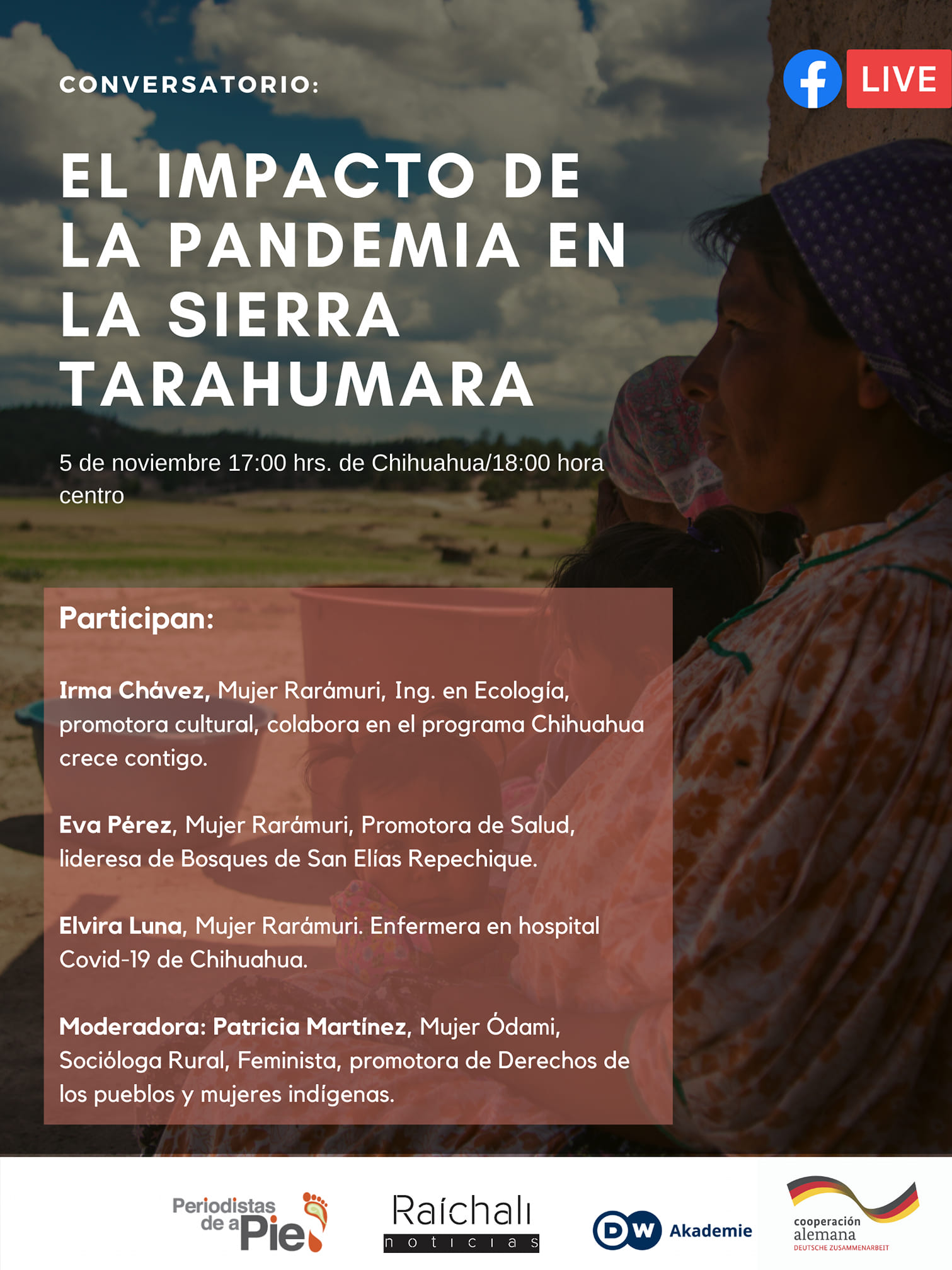 EN AGENDHA | Conversatorio «El impacto de la pandemia en la sierra Tarahumara»