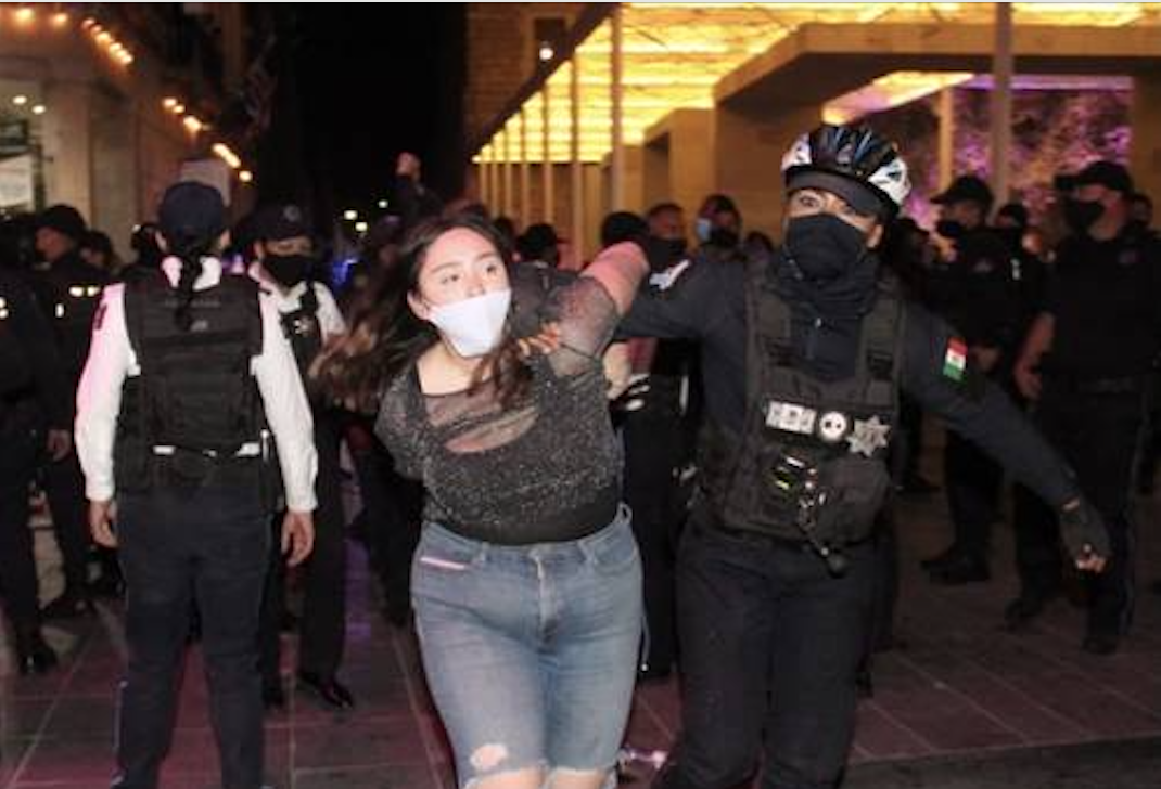 Exigen no criminalizar a mujeres detenidas en Aguascalientes por 8M