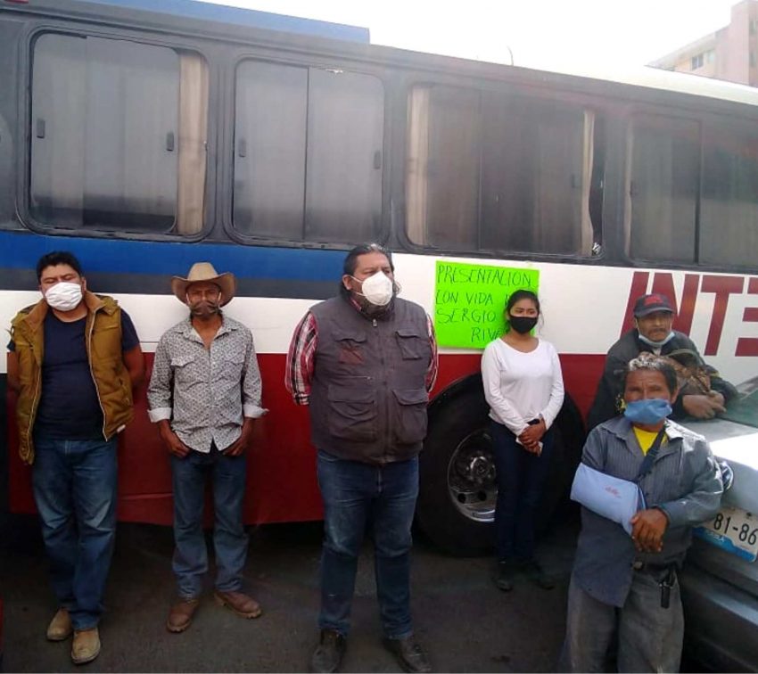 IMAGEN DEL DÍA | Piden retomar búsqueda del activista Sergio Rivera