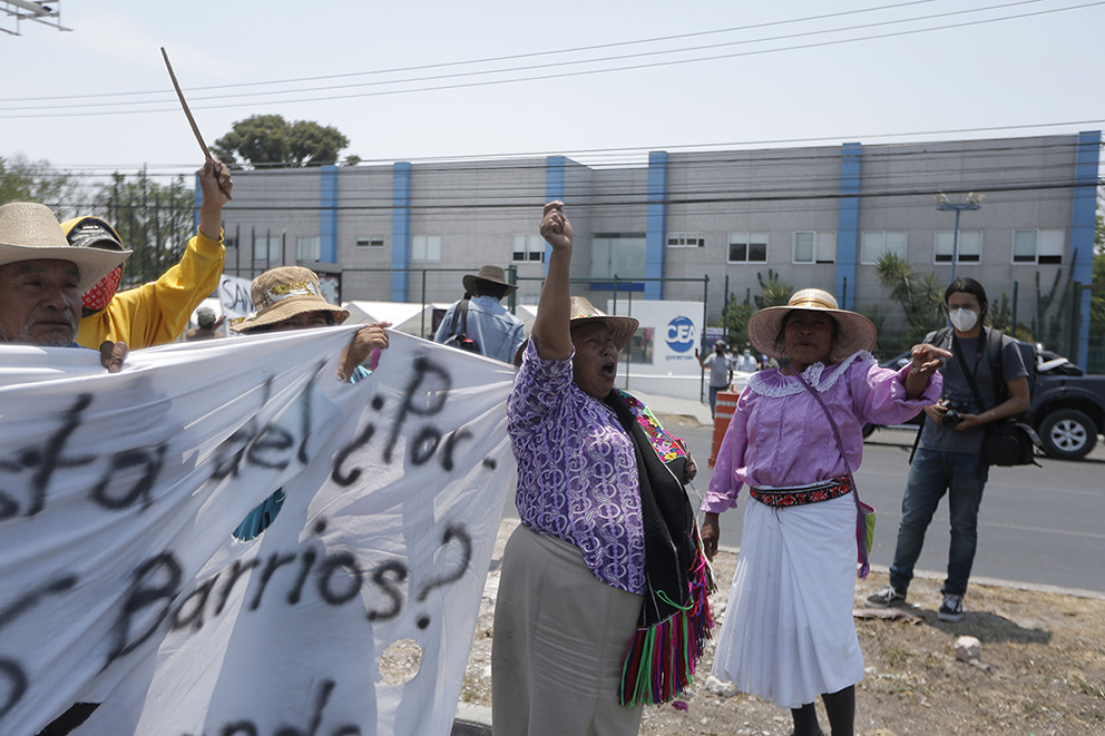 FRASE DEL DÍA | «Mucha gente quiere seguir luchando y eso vamos a hacer, pues el agua es nuestra»: habitantes de Santiago Mexquititlán