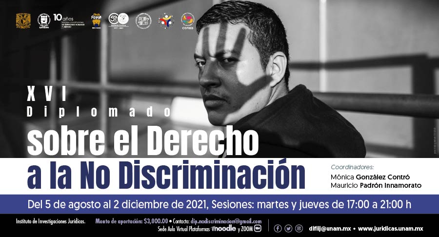 EN AGENDHA | XVI Diplomado sobre el Derecho a la No Discriminación