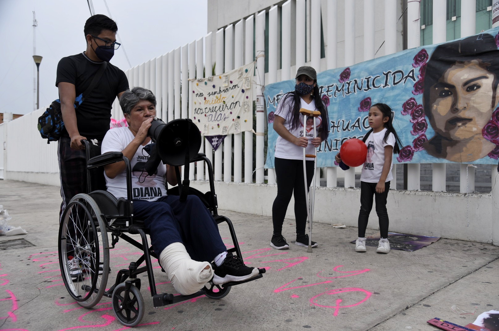 IMAGEN DEL DÍA | Exigen justicia para Diana, víctima de feminicidio en Chimalhuacán