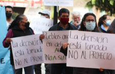 IMAGEN DEL DÍA | Pobladores en Xochimilco rechazan proyecto de “despojo”de agua