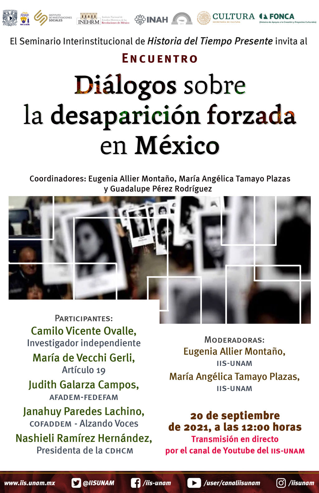 EN AGENDHA | Diálogos sobre la desaparición forzada en México