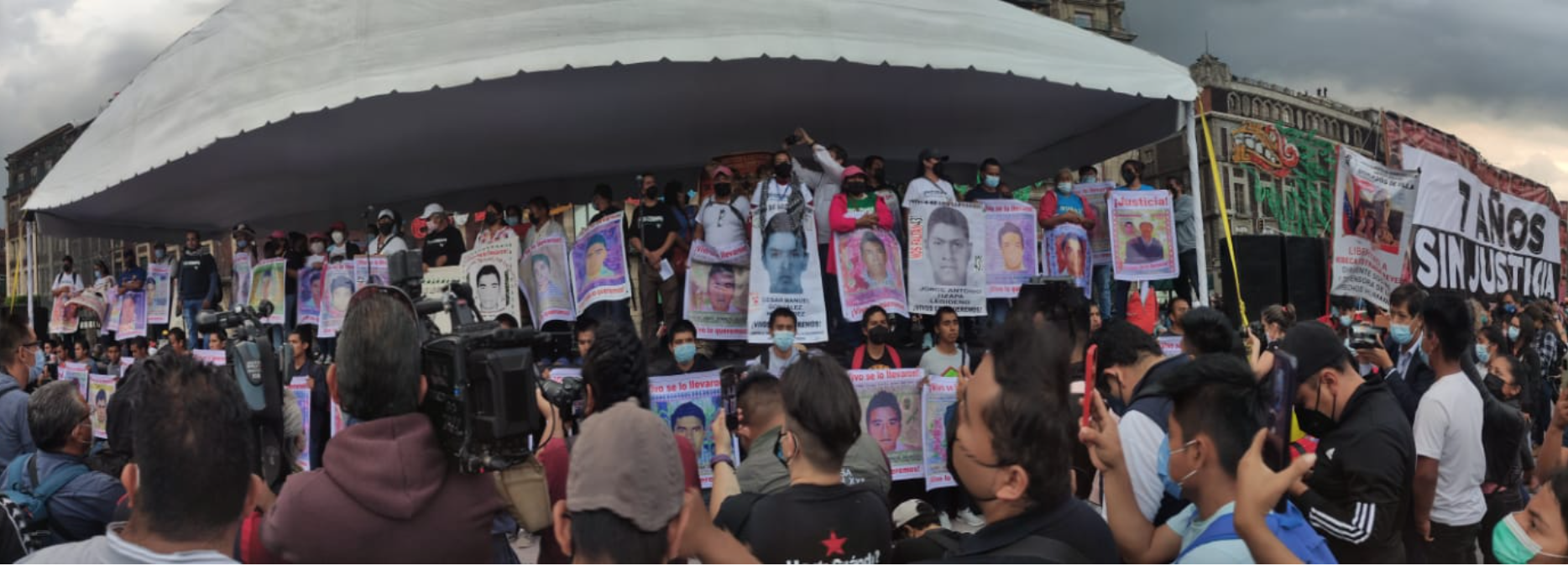 A 7 años de Ayotzinapa, el clamor de verdad y justicia crece