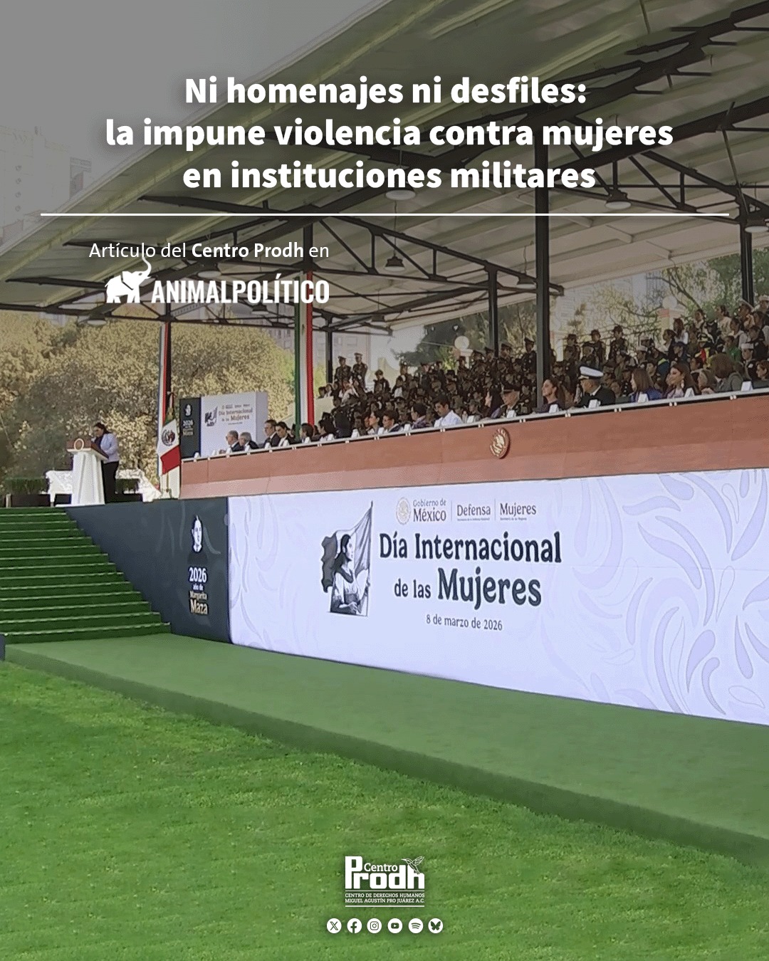 Ni homenajes ni desfiles: la impune violencia contra mujeres en las Fuerzas Armadas