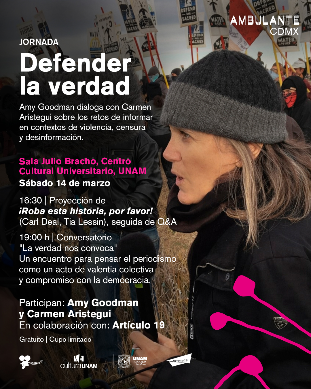 Proyección de “¡Roba esta historia, por favor!”