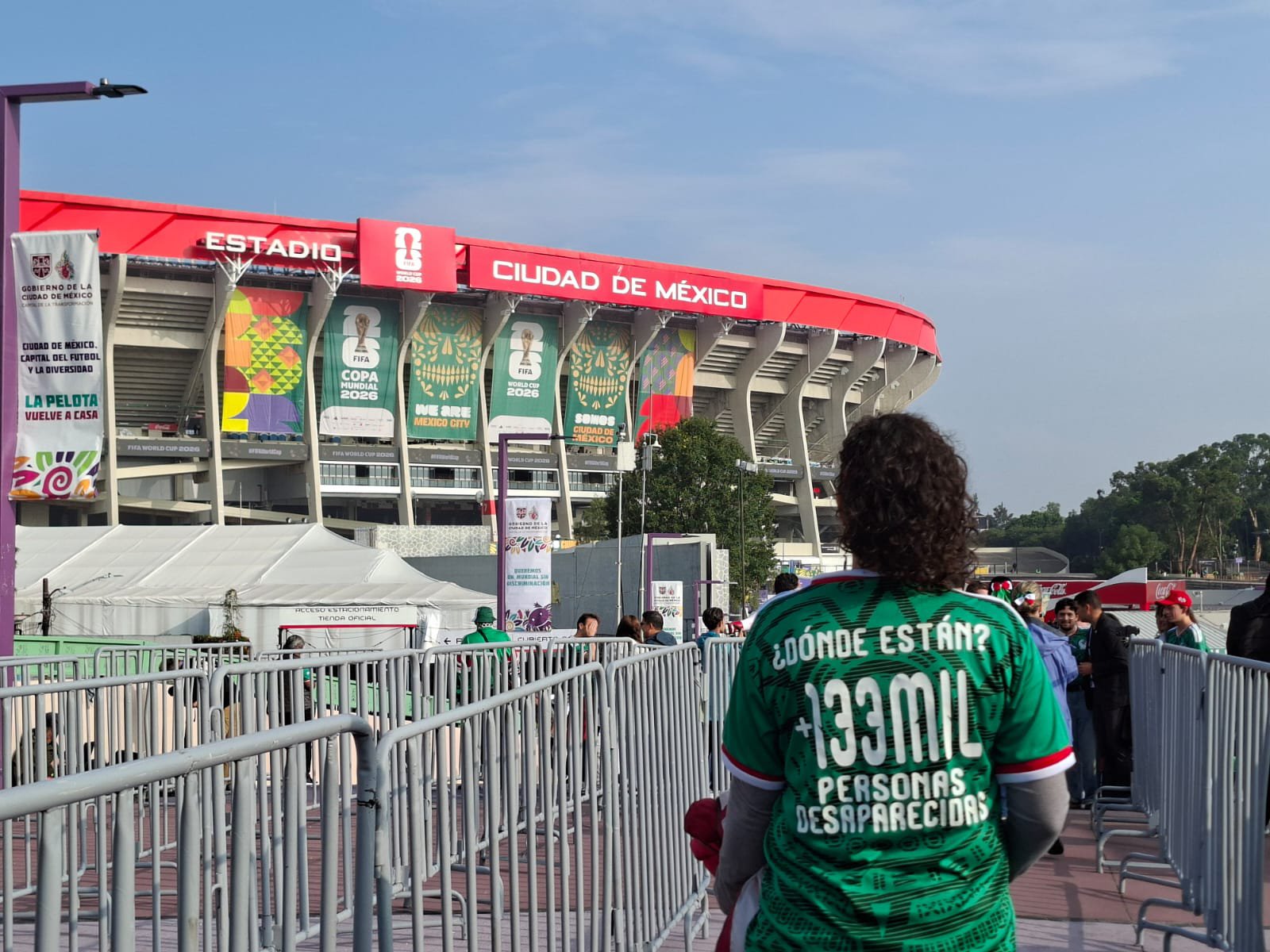 Familias buscadoras visibilizan la crisis de desaparición durante el mundial