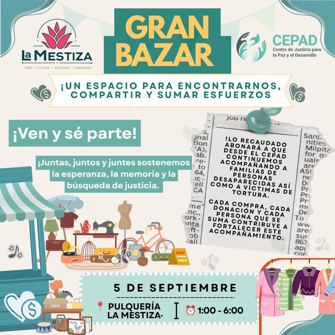 Gran Bazar solidario en Cepad
