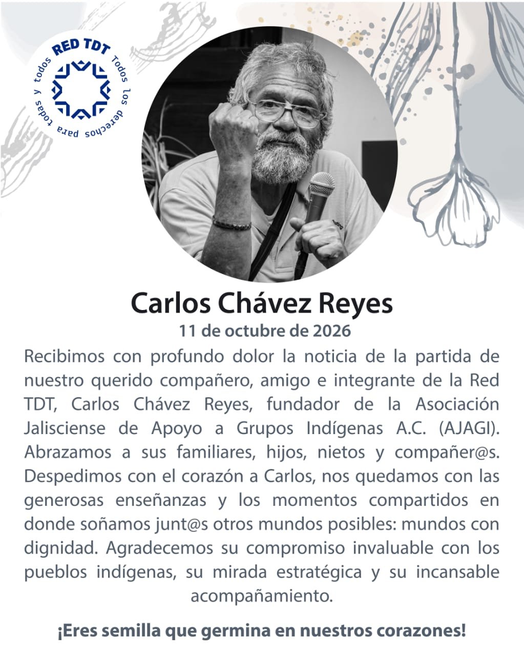 Fallecimiento de Carlos Chávez Reyes