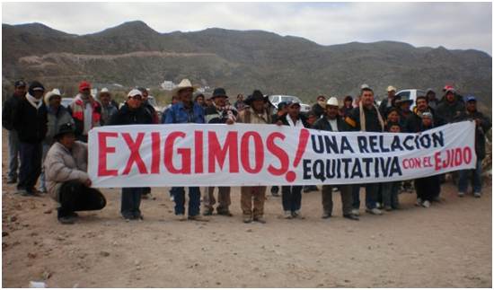 Denuncian Ejidatarios de La Sierrita en Durango a Minera Canadiense