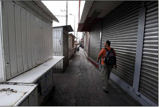 Aspecto de las calles en Iztapalapa/ Foto: La Jornada