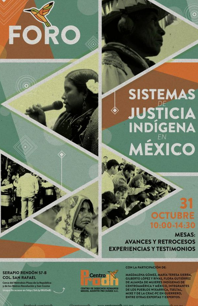 Foro sistemas de justicia  Indígena en México