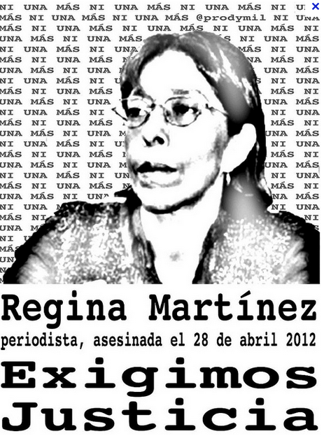 Regina Martínez, periodista/ Imagen/ Producciones y milagros