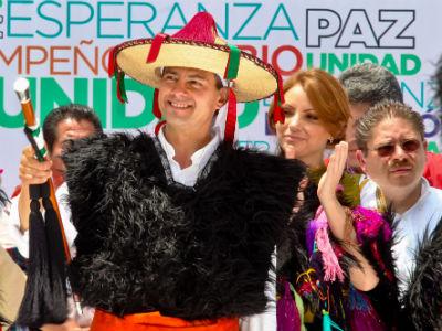 Peña Nieto en San Juan Chamula/ Foto: El Universal
