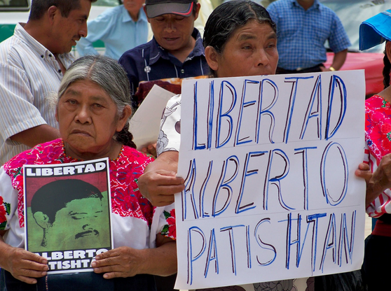 Protestas por la libertad de Alberto Patishtán