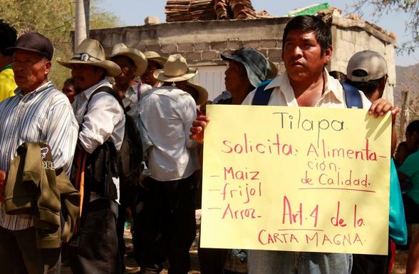 Comunidades indígenas de la Montaña de Guerrero por el derecho a la alimentación